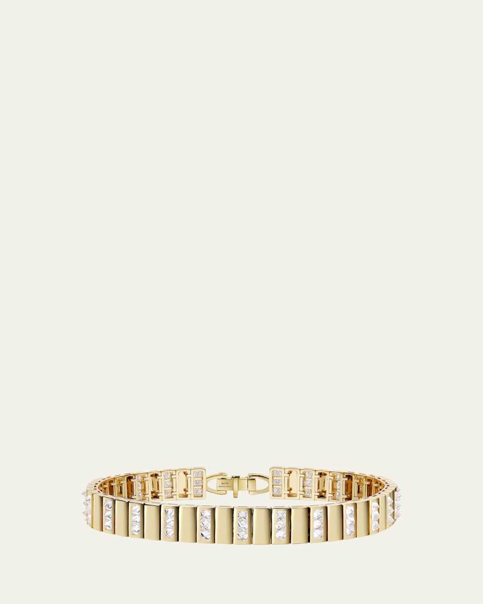 Be Spiked Diamond Trio Tennis Bracelet